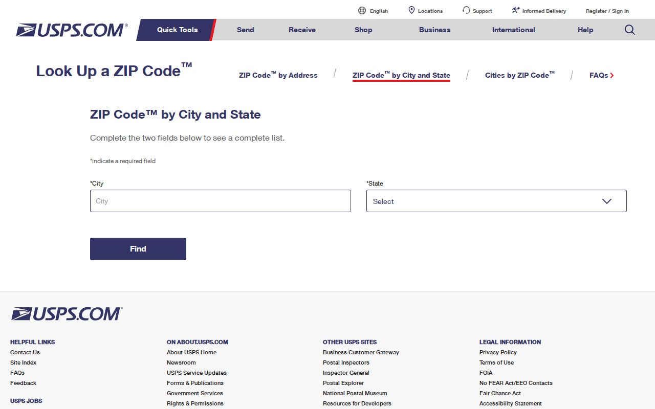 Burton ZIP code directory search through USPS ZIP Code Lookup